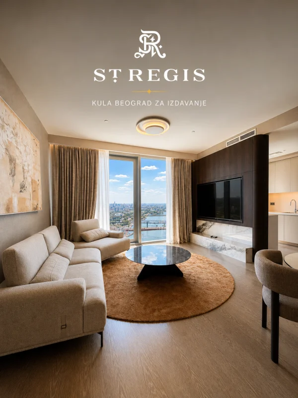 Dvosobna rezidencija u St. Regis Residences, St. Regis, Belgrade Waterfront